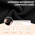 thumbnail image 2 of Timbernest 4FT Bean Bag Chair, Lazy Sofa, Gifts for Teens and Adults, Flannel Black, 2 of 7