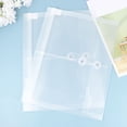 NICEXMAS 10Pcs Transparent Plastic Document Organizer Folder with ...