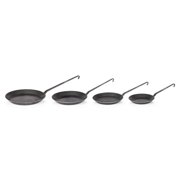 Petromax Wrought Iron Skillet, Long Handle Pan Conducts Heat Evenly, Indoor/Outdoor Camping Cookware for Campfire or Home Kitchen Use, Stove to Table Serveware, 18.1