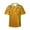 Hawaiian shirts-29, variant on Golden Background Men's 3d Print Casual Button Down Shirts, Novelty Hawaiian Short Sleeves Xl