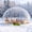 Clear-PVC-12FT, variant on BPMIO Garden Dome Tent, 12 x 7.2 ft Outdoor Clear Bubble Tent for 4-7 Person, PVC Weatherproof Geodesic Dome Greenhouse with Windows, Igloo Tents for Backyard Patios Camping Party Wedding