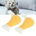 thumbnail image 1 of Jouets en Peluche pour Chat, Jouets à l'Herbe à Chat Résistants aux Morsures Forme de Patte de Poulet 2 Pcs pour Extérieur, 1 of 7
