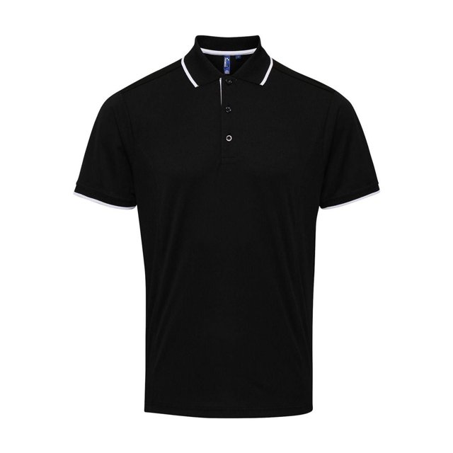 Premier Polo Contrasté Coolchecker pour Hommes