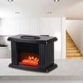 thumbnail image 1 of Mini Electric Fireplace Heater, Quiet Operation Portable Fireplace Stove With Remote Control For Indoor Outdoor Home Use, 1 of 8