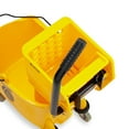 thumbnail image 4 of Commercial Mop Bucket with Side Press Wringer, 26 Quart, Mop and Bucket with Handle, Buckets for Kitchen, Home, Dorm, Living Room, Indoor, Yellow, 4 of 5