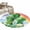Blue, variant on St. Patrick's Day Area Rugs 6'x9', Small Throw Rugs for Kitchen Dining room, Lucky Shamrock Watering Can Gnomes Daisy Wood Indoor Outdoor Rug Non-Slip Low Pile Carpet Runner Reversible Floor Mats