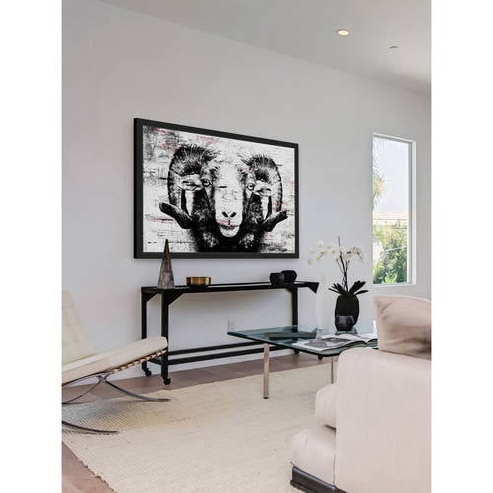 Parvez Taj "Staring Ram Eyes" Framed Painting Print