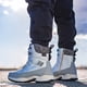 thumbnail image 5 of Botas de tobillo con plataforma para hombre Zapatos cómodos con forro polar Botas de senderismo de caña alta a la moda Likrtyny Tenis De Mujer Tenis De Hombre, 5 of 8