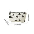 thumbnail image 3 of Aodebiao Makeup Bag for Purse Bow Makeup Pouch Cute Cosmetic Pouch for Women Portable Mini Cosmetic Bag Travel Mini Makeup Bag For Lipstick Keys Bank Cards, 3 of 6