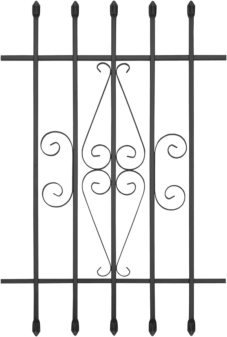 Grisham Spear Point Window Bar Guard,Security Bars for Windows Prevent
