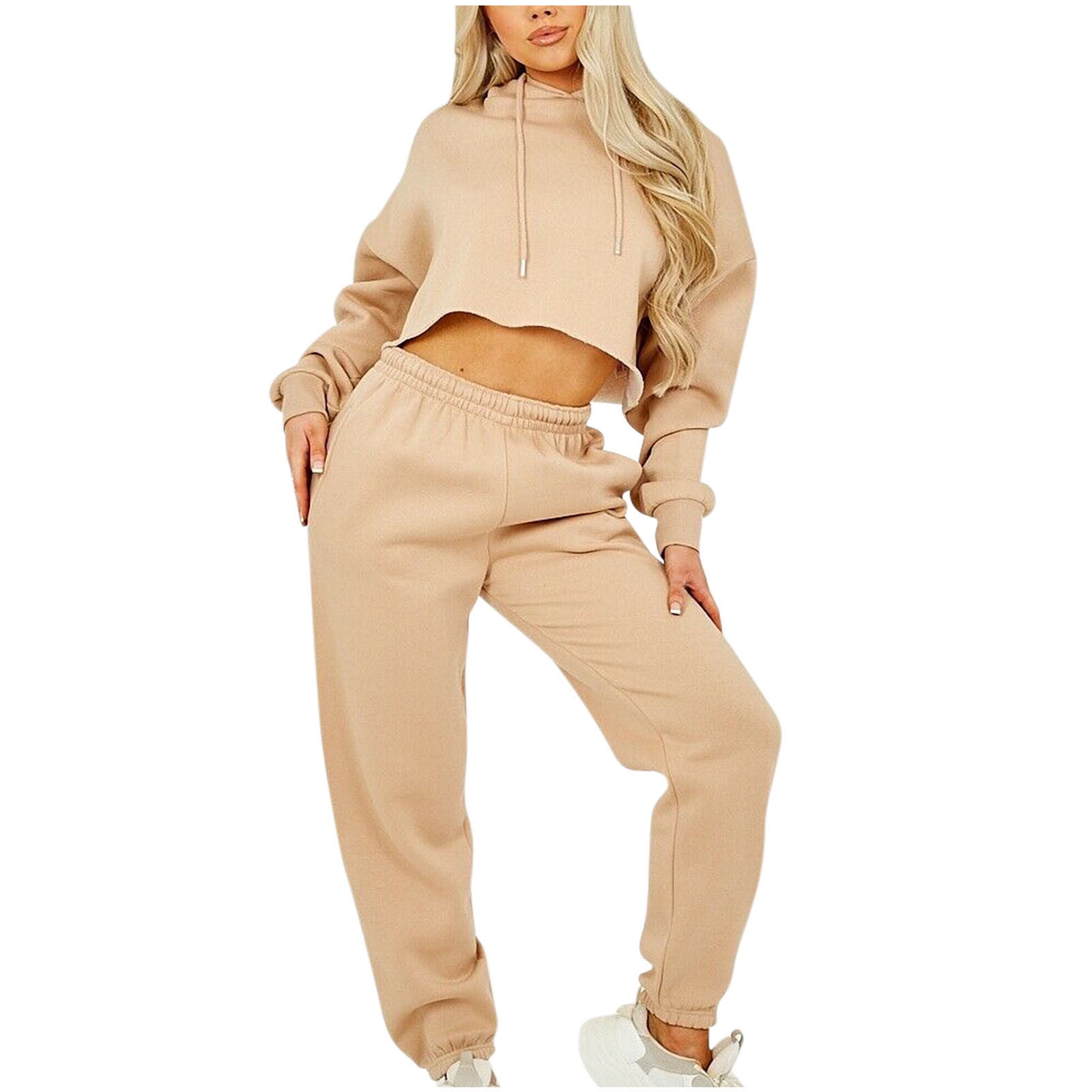 Ernkv Women s Two Piece Set Long Sleeve Plus Size Suit For Girlfriend ernkv-women-s-two-piece-set-long-sleeve-plus-size-suit-for-girlfriend