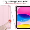 thumbnail image 3 of Funda iMieet para iPad de décima generación de 10,9 pulgadas con soporte para lápices, color rosa, 3 of 7