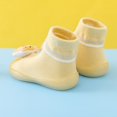 thumbnail image 5 of Ketyyh-chn99 Baby Sock Shoes Baby Boy Girl Cartoon Warm Floor Socks Rubber Sole Shoes Yellow,20-21, 5 of 5
