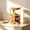 Clear #3, variant on Glass Airtight Food Storage Jar with Bamboo Lid and Wooden Spoon | Square Canister for Coffee Beans, Cookies, Nuts, Grain, Pantry Organizer | Clear Dry Food Container for Kitchen Countertop