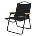 thumbnail image 2 of Silla plegable portátil DYNWAVEMX para acampar Negro grande, 2 of 8
