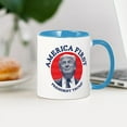 thumbnail image 3 of CafePress - America First Mug - 11 oz Ceramic Mug - Novelty Coffee Tea Cup, 3 of 4