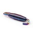 thumbnail image 4 of Moto Exhaust Pipe Muffler Tip Silencer Stainless Steel Spring 4PCS Color, 4 of 5