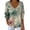 Blackish Green, variant on Bovemsi Womens Sweaters Women's Retro Flowers Print Casual Striped Fabric Long Sleeve T Shirt Fall Sweaters