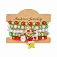 thumbnail image 6 of PISONIC Christmas Bracelets for Women – Colorful Holiday Jewelry Gift Set, Adjustable Layered Friendship Bracelets Merry Christmas Gifts, Stocking Stuffers & Party Favors, 6 of 20