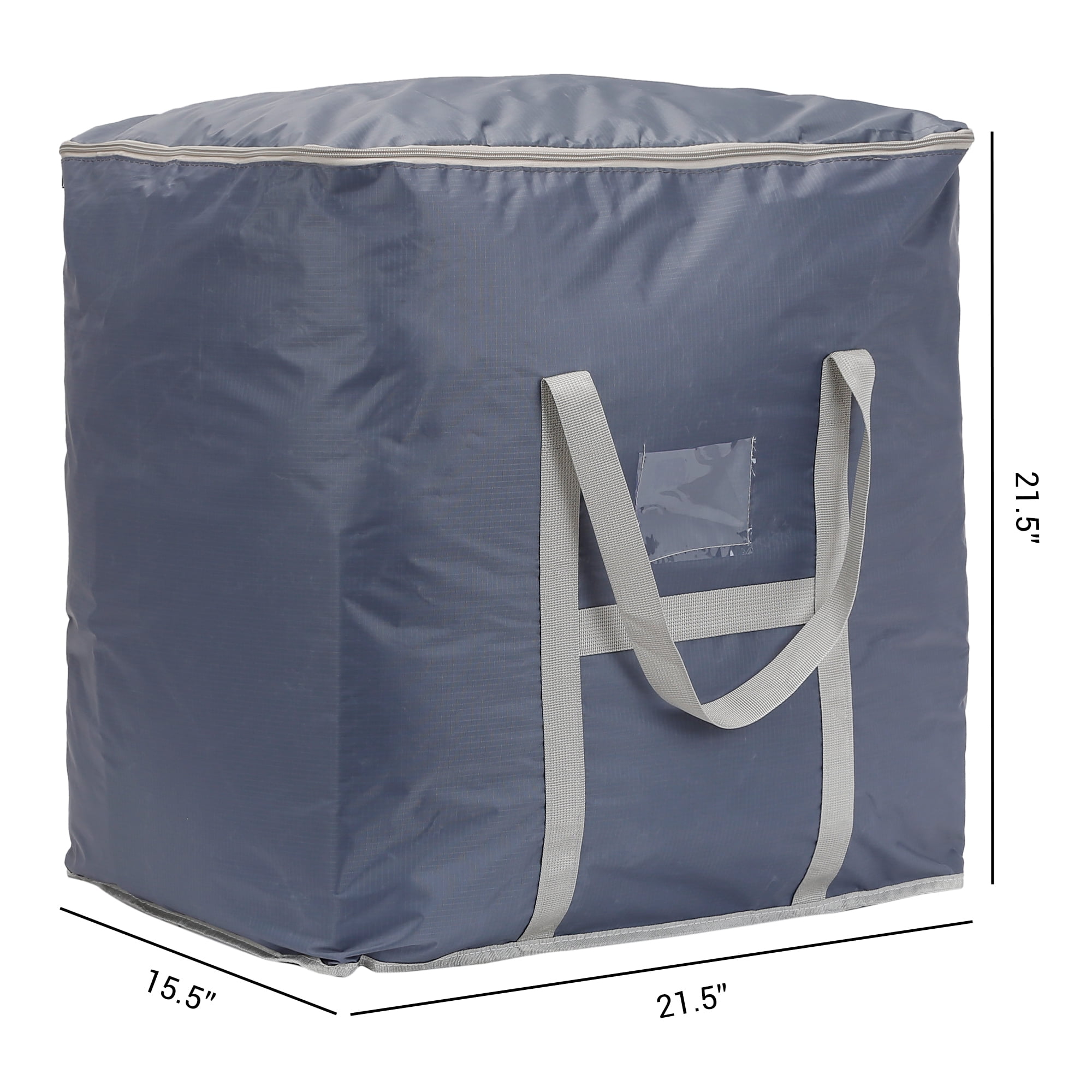 Unique Bargains 1 Pack Clothes Storage Bags Moving Bags Gray 47*22*22in