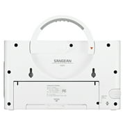 Sangean Portable AM/FM Radio, White, H201