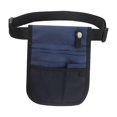 thumbnail image 1 of Riñonera con cinturón organizador de enfermera, almacenamiento con soporte organizador de cinturón de utilidad, bolsa de enfermería, estuche de Azul oscuro BLESIY Riñonera de enfermera, 1 of 8