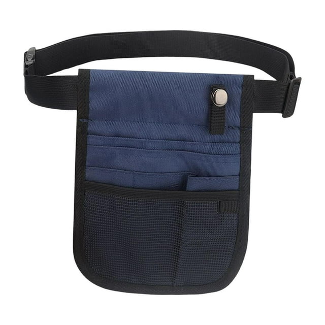 Riñonera con cinturón organizador de enfermera, almacenamiento con soporte organizador de cinturón de utilidad, bolsa de enfermería, estuche de Azul oscuro BLESIY Riñonera de enfermera