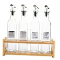 thumbnail image 4 of Worgeous Glass Oil Bottle Set of 4 for Storage Assorted Color Thickened with Seal Buckle 5pcs Kitchen Containers, 4 of 8