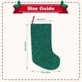 thumbnail image 3 of Bingfone Teal Marble Print Personalized Christmas Stocking - Snowman Design Large 18 inch,Family Holiday Season Decor, 3 of 8