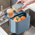 thumbnail image 1 of Popular Pick! Zerbueate Dish Drying Rack，Bottle Drying Rack，Baby Bottle Drying Rack Folding Sink Rack Holder Expandable Storage Basket Rack Holder Expandable Blue, 1 of 8