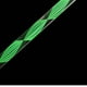 Twisted Ligne Verte Solide Acrylique Rond Barre PMMA 250mmx8mm 2pcs – image 3 sur 4