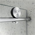 thumbnail image 4 of JERFIT Frameless Sliding Shower Door with Soft Close, Brushed Nickel, Anti-Explosion & Nano Easy-Clean Glass for Bathroom, 4 of 7