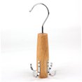 thumbnail image 4 of unbranded 4 Hooks Hanger Rack Khaki Tie Organizer with Chrome Anti Rust Rotation for Scarves, 4 of 8