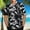 Black, variant on EGNMCR Short Sleeve Shirts for Men Summer Casual T-shirt, Men's Hawaiian Print Lapel Short Sleeve Shirt,