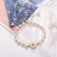 thumbnail image 3 of Boho Gold Star Pearl Chain Bracelets For Women Girls Adjustable, 3 of 5