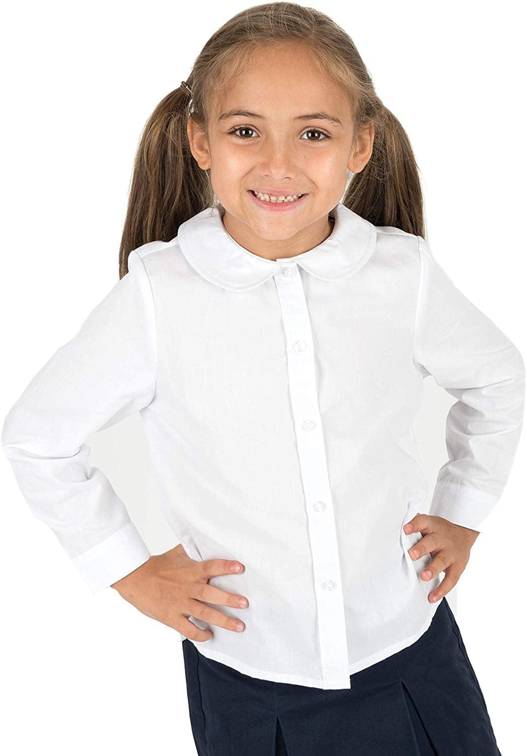 Loveble White Blouses for Girls Cute Fashion Floral Print Shorts for 3-8 Years