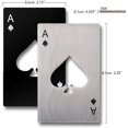 thumbnail image 3 of Juego de 6 abridores de botellas ZHAOCHENG acero inoxidable plateado y negro, 3 of 5
