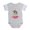 Heather Grey, variant on CafePress - Bulldog Valentine - Cute Infant Baby Football Bodysuit