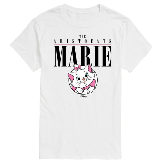 Disney - The Aristocats - Marie Collegiate - Men's Short Sleeve Graphic T-Shirt