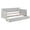 Gray, variant on UHOMEPRO Twin Daybed with Trundle, Metal Daybed Frame with RGB LED Lights and Charging Station, Height Adjustable Day Bed Sofa Bed Frame, No Box Spring Needed, for Bedroom, Living Room, Guest Room