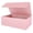 Pink/1PCS, variant on black Gift Box, Sturdy Hard Cardboard Reusable Present Box, Elegant Decorative Gift Container for Birthday, Bridal Shower, Wedding and Holiday Gift‑Giving
