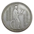 thumbnail image 2 of Moneda Victoria 1837, réplica conmemorativa plateada de 35 g, 2 of 2