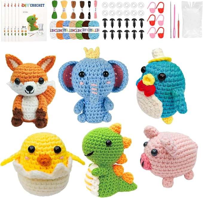 Red Heart Amigurumi Advent Calendar Crochet Kit - Walmart.com