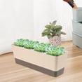 thumbnail image 4 of LOLIPPYY Window Boxes Planters with Drainage Plastic for Homeowners Use 1Pcs, 4 of 8