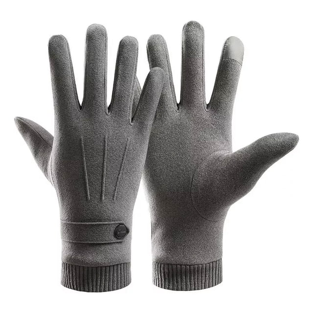 Guante Hombre De Tela Para El Frio Para Pantallas Táctiles.