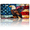 Bald Eagle against, variant on Patriotic License Plate Two Cardinals Aluminum Metal Car Tag National US 250 Years, Novelty Decorative License Plates, Thick Durable Automotive Front Plate for Car, Truck, SUV, 6 X 12 Inch