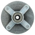 thumbnail image 3 of Trailer Cast Wheel Hub 115mm PCD with Sealed Bearings for Erde Daxara Trailers, 3 of 8