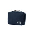 thumbnail image 1 of Jumpingount Bolsa de almacenamiento digital Bolsas organizadoras Bolsa de cosméticos de gran capacidad Estuche con cremallera Almacenamiento Envolturas para manijas de equipaje Azul oscuro, 1 of 6