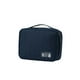 thumbnail image 1 of Jumpingount Bolsa de almacenamiento digital Bolsas organizadoras Bolsa de cosméticos de gran capacidad Estuche con cremallera Almacenamiento Envolturas para manijas de equipaje Azul oscuro, 1 of 6