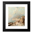 thumbnail image 2 of Franz Richard Unterberger 20x23 Black Modern Framed Museum Art Print Titled - View of Amalfi, 2 of 5